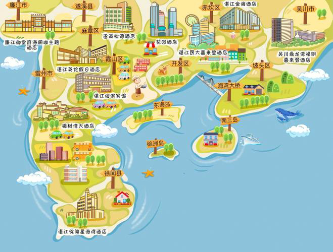 东风手绘地图旅游的艺术指南